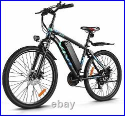 350W Electric Bike 26''e Bikes Unisex Adults Mountain Bicycle SHIMANO 21Speed