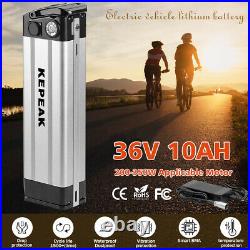 36V 10AH Silver Fish Li-ion Lithium Ebike Battery Pack For 350W Electric Bicycle