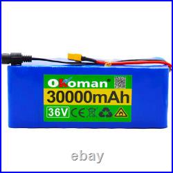36V 30Ah Lithium li-ion Battery Pack 1000W ebike Bicycle E Bike Electric charger