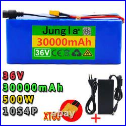 36V 30Ah Lithium li-ion Battery Pack 500W ebike Bicycle Electric charger BMS Sco