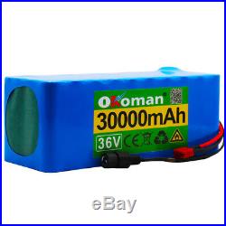 36V battery 30Ah battery pack 500W high power battery Ebike electric bicycle BMS