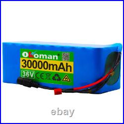 36V ebike battery pack 30Ah 500W For Electric bicycle Scooter with BMS+charger