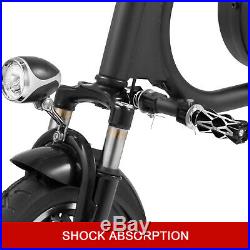400W Folding Electric Bicycle E-bike 16AH Remote Control & Anti-Theft 35km/h