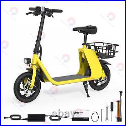 450W E-Foldable Electric Bike Electric Scooter With Seat Ebike UL 2849 certified