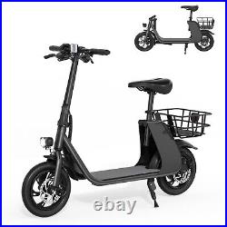 450W Ebike Sports Electric Scooter Adult with Seat Electric Moped E-Scooter