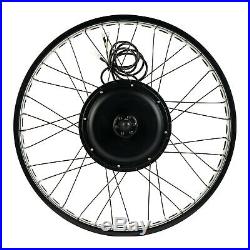 48V 1000W 26 Fat Tire Front Wheel Electric Bicycle E-bike Kit Conversion Motor