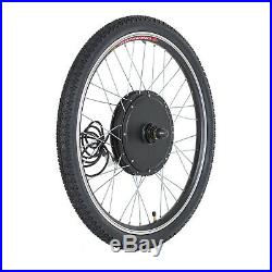 48V 1000W 26'' Front Wheel Electric Bicycle E-bike Kit Conversion Cycling Motor