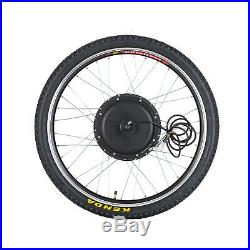 48V 1000W 26'' Front Wheel Electric Bicycle E-bike Kit Conversion Cycling Motor