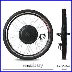 48V 1000W 26 Front Wheel Electric Bicycle Motor Kit Conversion E-Bike Cycling