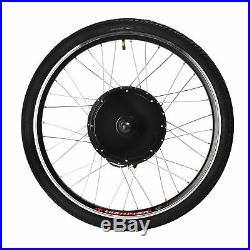 48V 1000W 26'' Rear Wheel E-bike Electric Bicycle Kit Conversion Cycling Motor