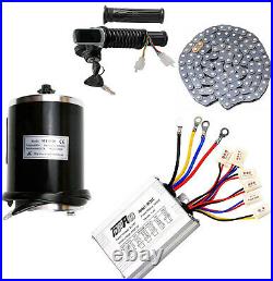 48V 1000W Brush Electric Bicycle Conversion Kit E-Bike Cycling Motor Controller
