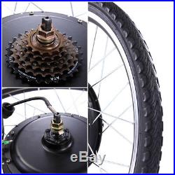 48V 1000W Electric Bicycle Cycle E Bike 26 Rear Wheel Conversion Kit Hub Motor