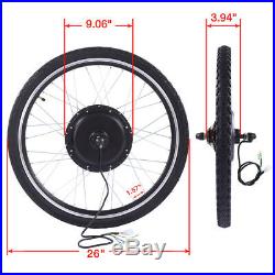 48V 1000W Electric Bicycle Cycle E Bike 26Conversion Kit Hub Motor Rear Wheel