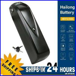 48V 12.5Ah Hailong Lithium ion Ebike Battery For 1000W Electric Bicycle Motor US