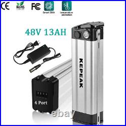 48V 13AH Silver Fish Li-ion Lithium Ebike Battery Pack For 500W Electric Bicycle