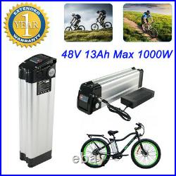 48V 13Ah 1000W E-bike Li-Ion Battery Pack Electric Bicycle Downtube Battery