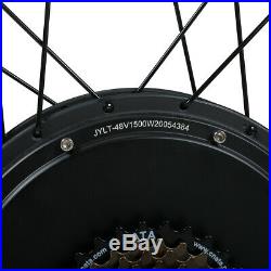 48V 1500W 26 Rear Wheel Electric Bicycle Motor Kit Conversion EBike Cycling Hub