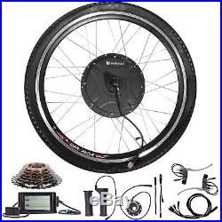 48V 1500W Rear Wheel Electric Bicycle Motor Conversion Kit E Bike Cycling with LCD