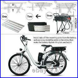 48V 20Ah 1500W LED Rear Rack Carrier E-bike Li-ion Battery for Electric Bicycles