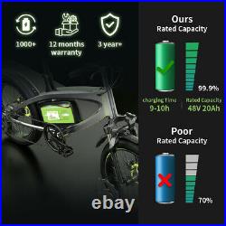 48V 20Ah Ebike Battery Lithium Battery with Charger for 1000W Electric E Bike