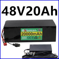 48V 20Ah rechargeable li-ion battery pack fit for bicycle 1000W E BIke electric