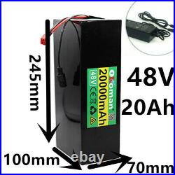 48V 20Ah rechargeable li-ion battery pack fit for bicycle 1200W E BIke electric
