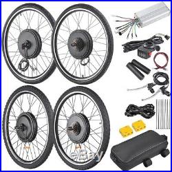 48V1000W 26 Front/Rear Wheel Electric Bicycle Motor Kit E-Bike Conversion Kit