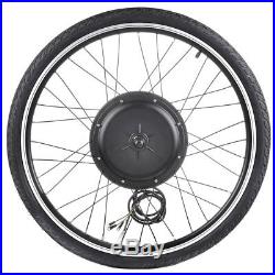 48V1000W26 Front Wheel Electric Bicycle Motor Kit E-Bike Cycling Hub Conversion