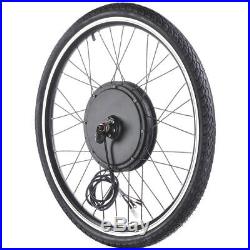 48V1000W26 Front Wheel Electric Bicycle Motor Kit E-Bike Cycling Hub Conversion