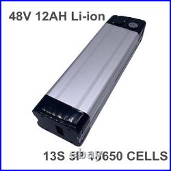 48V12AH 1000W EBIKE BATTERY Lithium Li-ion BMS Charger 4 Ports Electric Bicycle