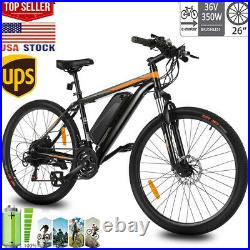 500/250/350W 26 Electric Bike Mountain Bicycle EBike 21 Speed 36V Li-Battery