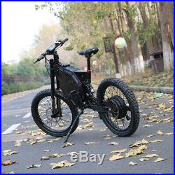 5000with72v Electric Bicycle Scooter Ebike Mountain Bike Super Fast 85km/h Bomber