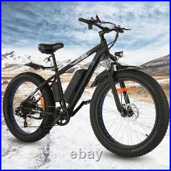 500W-26+48V-Tire Electric Bike Mountain Bicycle Snow Beach City Ebike-2022-MAX