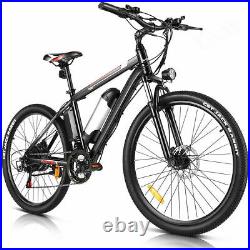 500W 26-Electric Bike Mountain Bicycle Adults Commuter Ebike 48V&21Speed U=