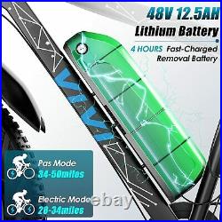500W 26 Electric Bike Mountain Bicycle Adults&Commuter Ebike Shimano, 48V HOT$