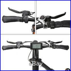 500W 36V Electric Bike eBike Snow Cruiser Bicycle 7 Gears Cycling 4.0 Fat Tire