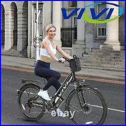 500W 48V Electric Bike 26Adults Cruiser Bicycle Low Step Thru eBike Up to 50Mi