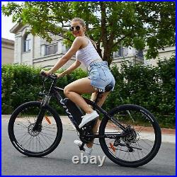 500W 48V Electric Bike eBike 27.5 City Bicycle withAdjustable Seat 21-Speed MTB