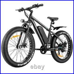 500W Ebike for Adults, 26'' Electric Bike Mountain Commuter Foldable Bicycle