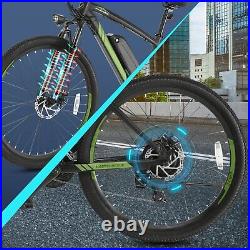 500W Electric Bike 27.5'' Adults Electric Bicycle Commuter EBike 21 Speed Gears