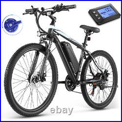 500W Electric Bike Mountain Bicycle 26'' Ebike + Li-Battery for Adults 21-Speed