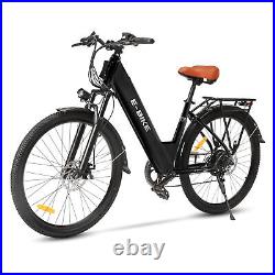 750W Ebike 2648V Electric Bike Bicycle 25Mph CommuterTire Mountain Bikes Adults