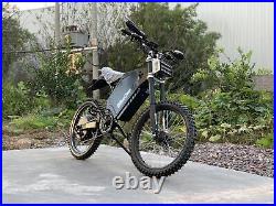 8000w 72v Adult Electric Off Road Dirt Bike Bomber Mountain Ebike Fast 60 MPH+