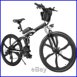 ANCHEER 26'' Electric Bike Mountain Bike Folding E-Bike Adult Bicycle 36V Li-lON