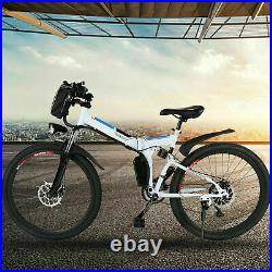 ANCHEER 26INCH Folding Electric Bike Mountain Bicycle, City Ebike Shimano 21Speed