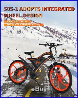 AOSTIRMOTOR Electric Mountain Bike, 262.5 EBike 48V 11.6AH 500W MTB S05-1