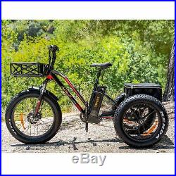 Addmotor MOTAN M350 P7 Electric Trike Tricycle 750W 24Fat Tire 3 Wheel E-bike