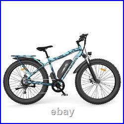 Aostirmotor 26 750W Electric Bike Mountain Bicycle 48V/13Ah Snow Fat Tire Ebike