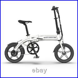 Aostirmotor Folding Ebike 350W Electric Bicycle 14 Mountain City Commuter Adult