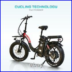Axiniu 20 E-bike 1200W Electric Bike Foldable Bicycle 48V/30Ah Fat Tire Ebike